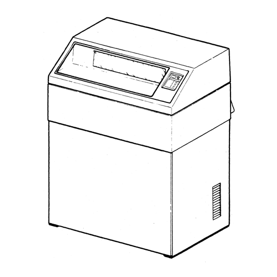 Centronics E Series Operator's Manual