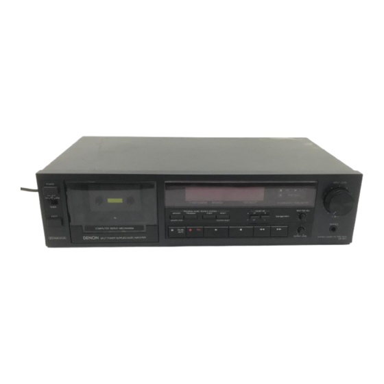 Denon DR-M11 Service Manual