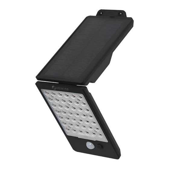 Ledvance SOLAR WALL LIGHT 2W/865 Installation Manual