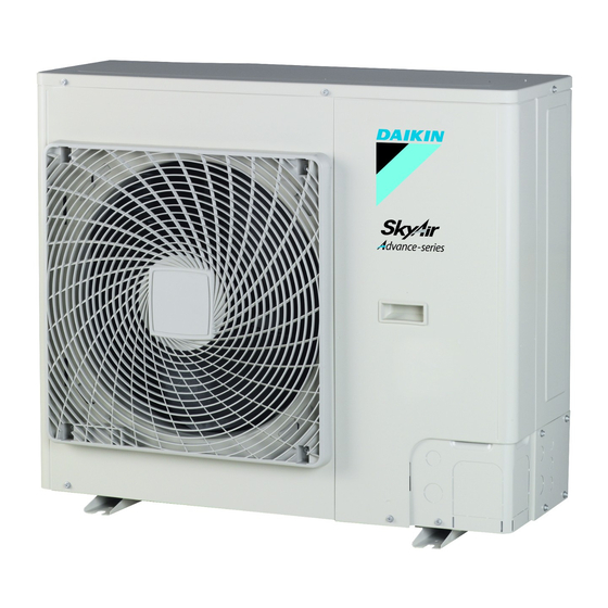 Daikin RZASG100M7V1B Installation Manual