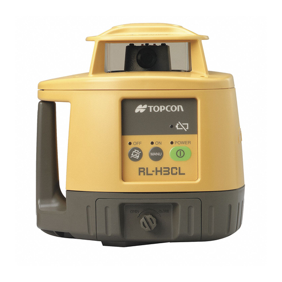 Topcon rl-h3c Instruction Manual