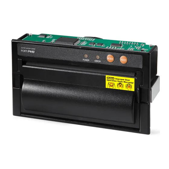 WOOSIM PORTI-P440 Operator's Manual