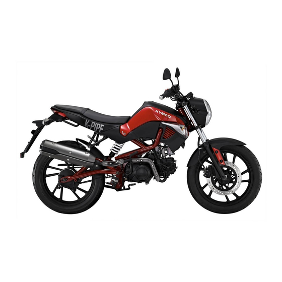 KYMCO K-PIPE 125 Owner's Manual