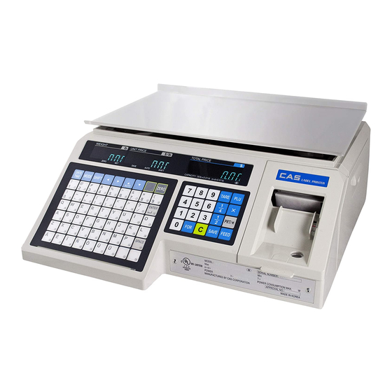 CAS Scale LP-1000 Series Owner's Manual