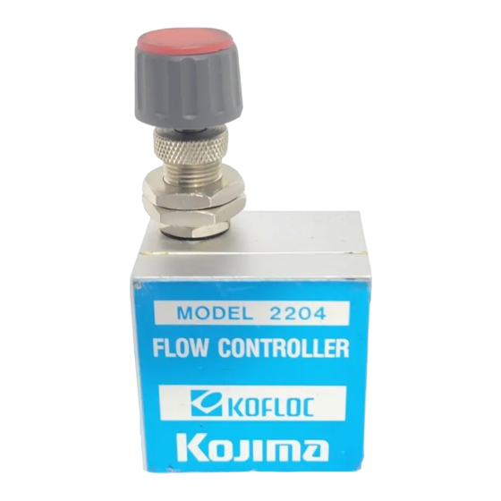 Kofloc 2204 Instruction Manual