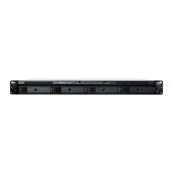 Synology RackStation RS422+ Hardware Installation Manual