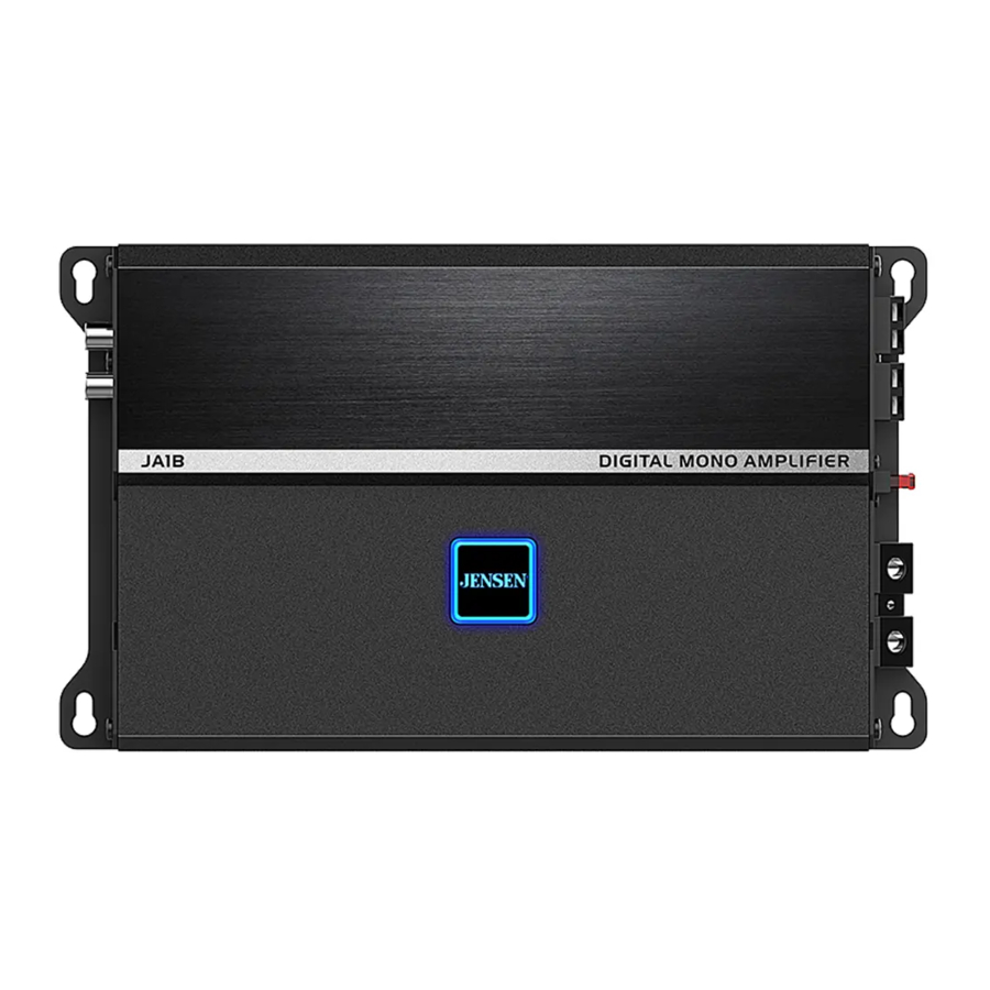 Jensen JA1B, JA2B, JA4B - Power Amplifer Manual