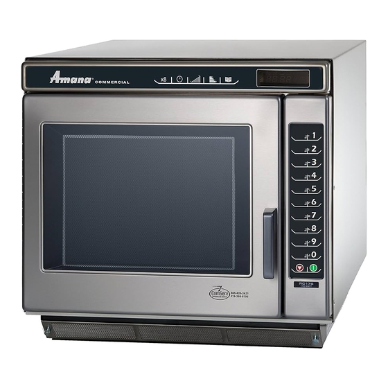 Amana RC17 Series Owner's Manual