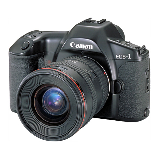 Canon EOS-1 Settings Manual