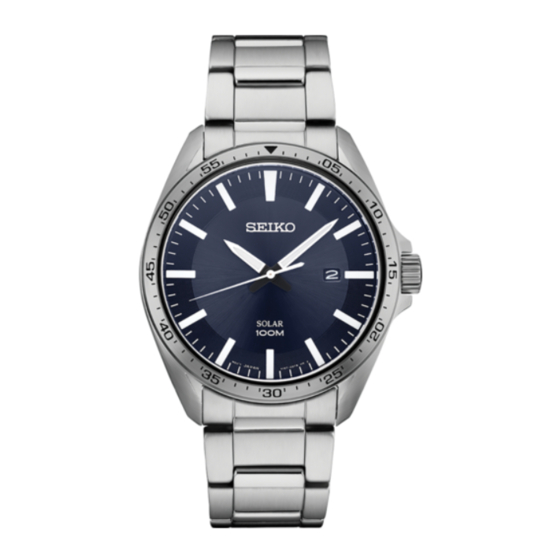 Seiko 4F series Battery Replacement Manual