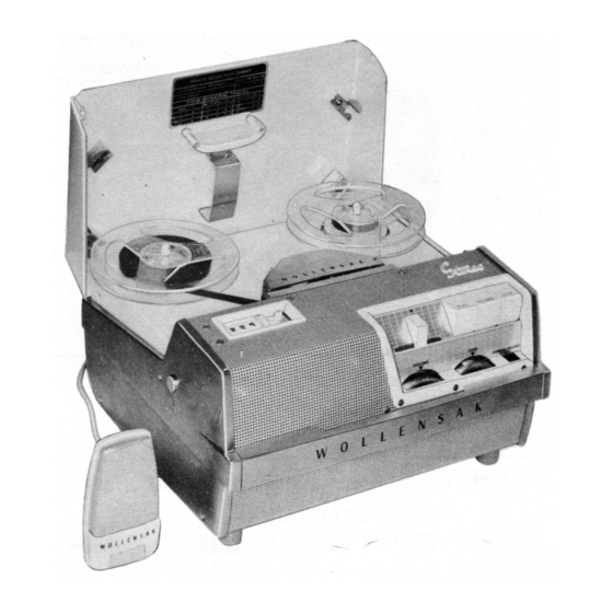 Wollensak T-1500 Service Manual