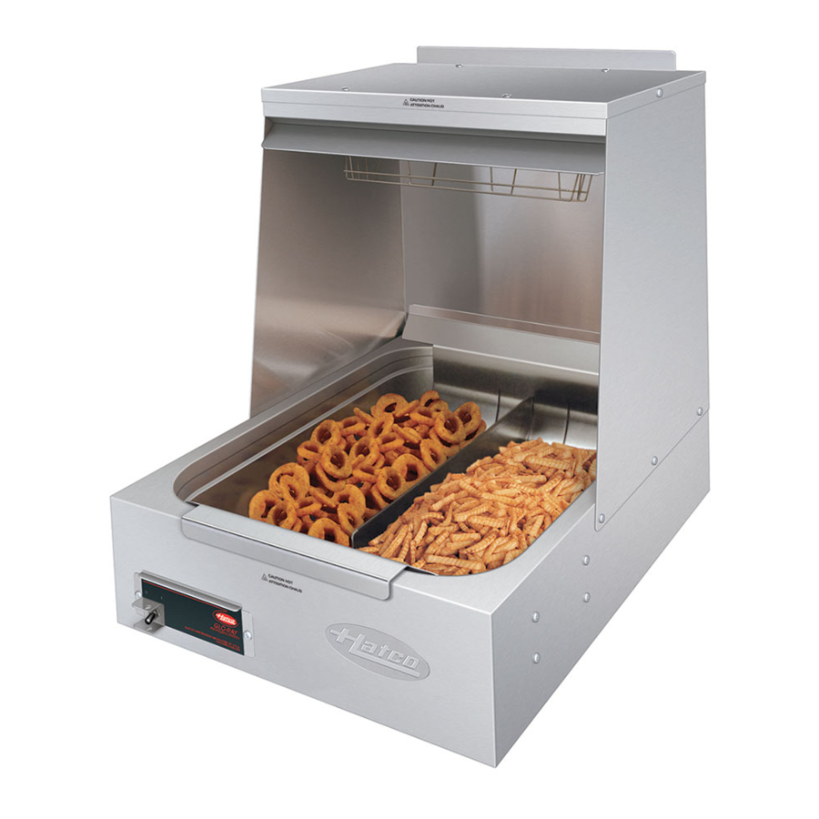 Hatco GLO-RAY GRFHS Series Installation And Operating Manual