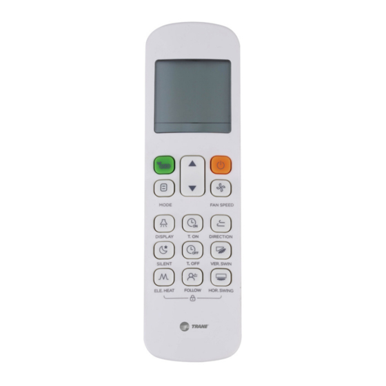 Trane Sistema TVR TCONTRMUT12D Manual