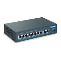 YUANLEY 11 Port 10/100/1000Mbps PoE switch User Manual