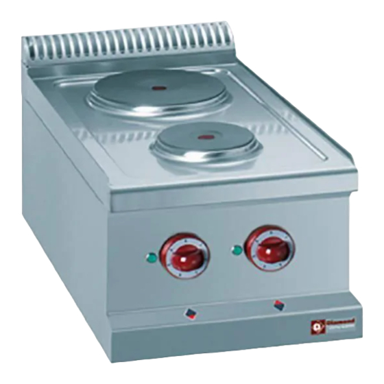 User Manuals: Diamond E77/2P4T-N Electric Cooktop
