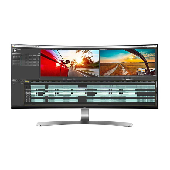 LG 34UC98-W Owner's Manual