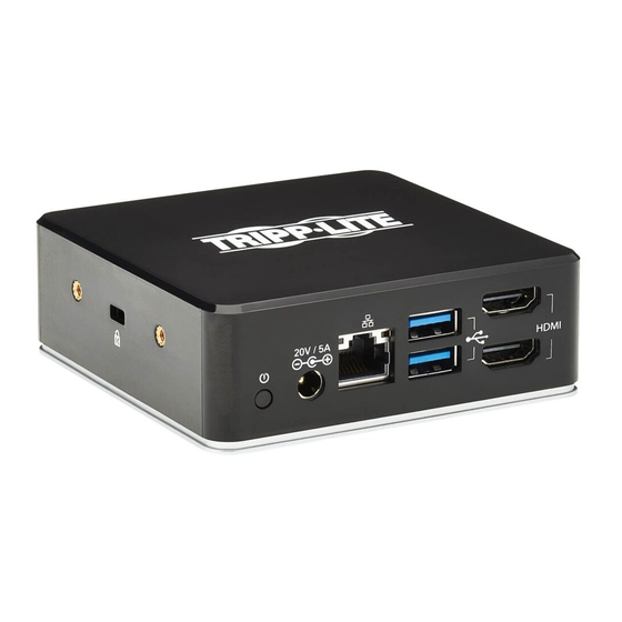 Tripp Lite U442-DOCK20-B Manuals