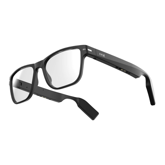 Titan EyeX Smart eyewear Manuals