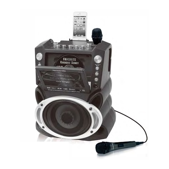 Karaoke USA GF845 User Manual