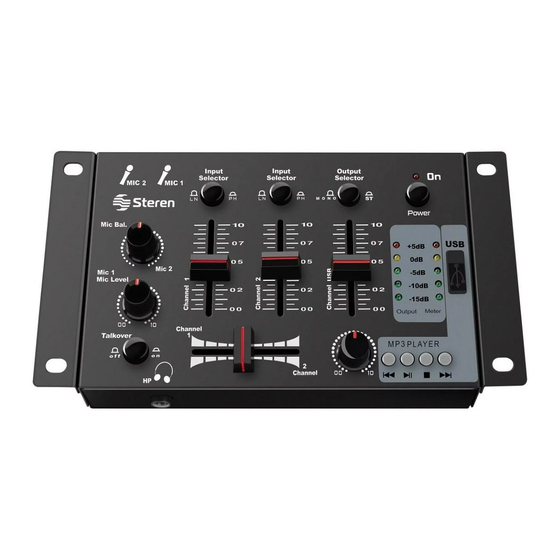 Steren MIX-135 Instruction Manual
