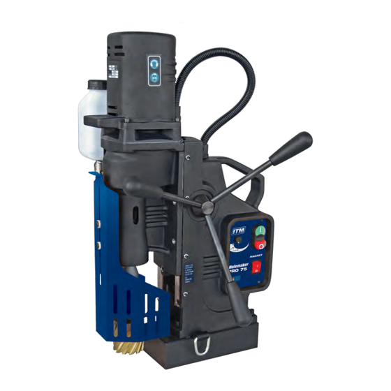 Itm HOLEMAKER HMPRO75SR Operator's Manual