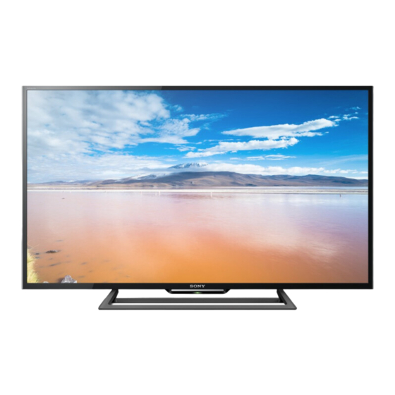 Sony BRAVIA KDL-48R55xC Operating Instructions Manual