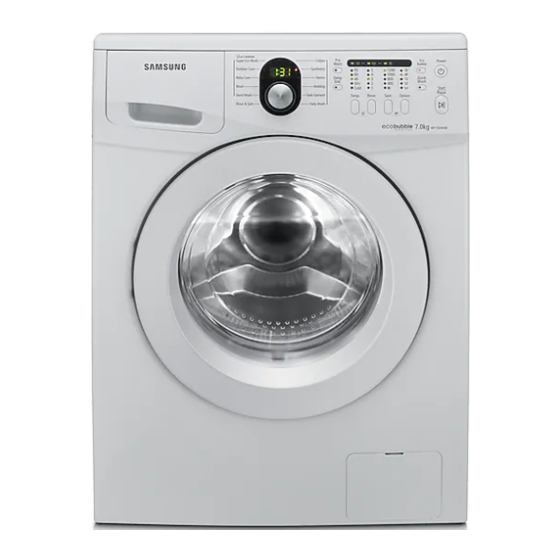 Samsung WF1702W5 series Manuals