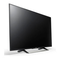 Sony BRAVIA 43XE70 Series Operating Instructions Manual