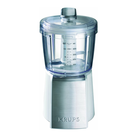 Krups GVA2 Manual
