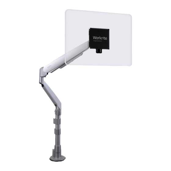 Workrite Ergonomics Conform Sit-to-Stand Arm Assembly/Installation Instructions