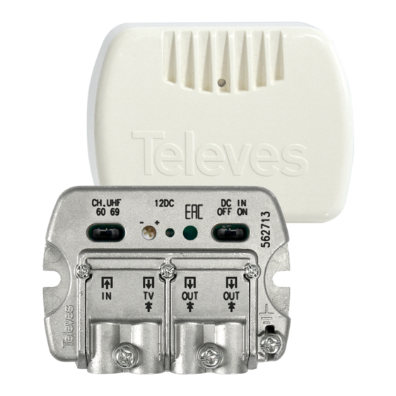 Televes 562713 Manual