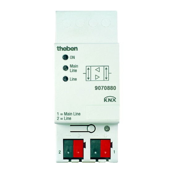 Theben Line coupler S KNX Manual