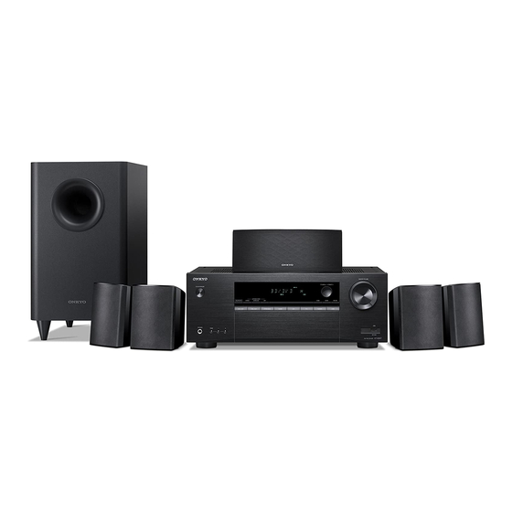 Onkyo HT-R397 Operating Instructions Manual