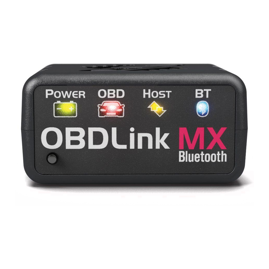OBDLink MX Bluetooth Manuals