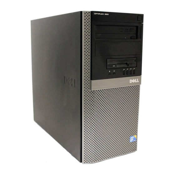 Dell OptiPlex 960 Setup And Features Information