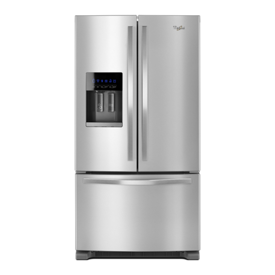 KitchenAid WRF555SDFZ Door Refrigerator Manuals