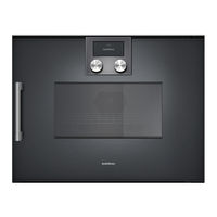 Gaggenau BMP 250/251 710 Use And Care Manual