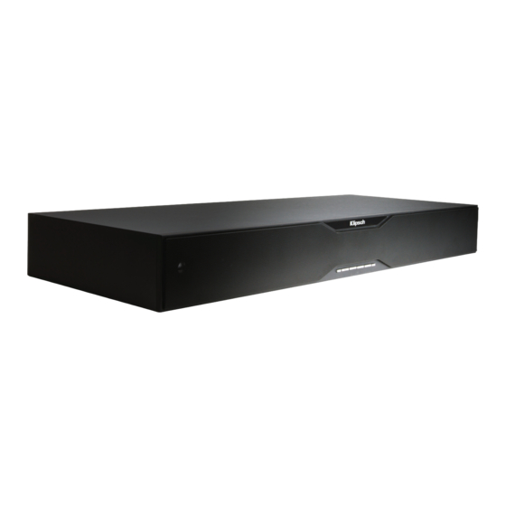 Klipsch SB 120 Owner's Manual