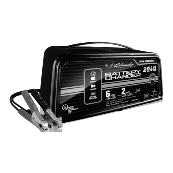 Schumacher Electric SE-82-6-CA Owner's Manual