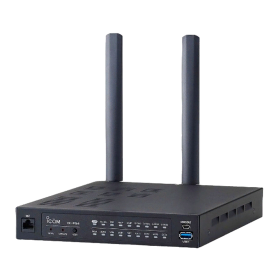 Icom VE-PG4 Installation Manual
