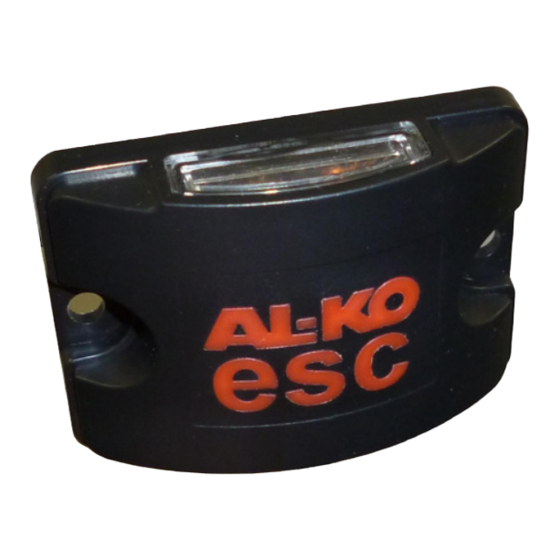 AL-KO ESC Operating Instructions & Warranty Detail
