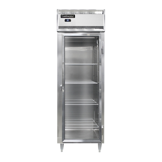 Continental Refrigerator DL1R-SS-GD Specifications