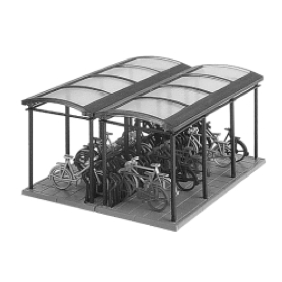 Faller Modern bicycle shelter Assembly Instructions
