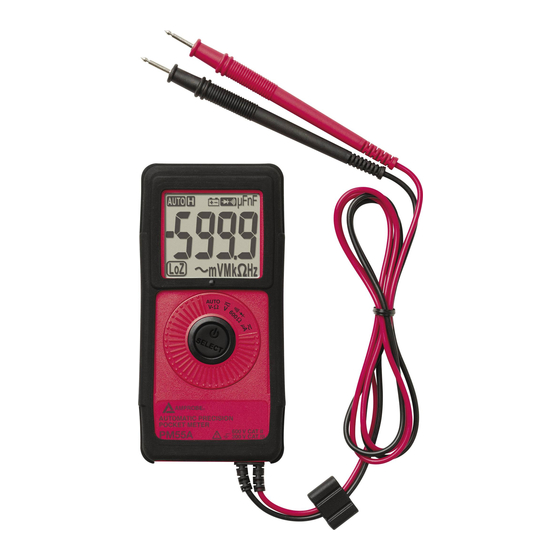 Amprobe PM55A User Manual