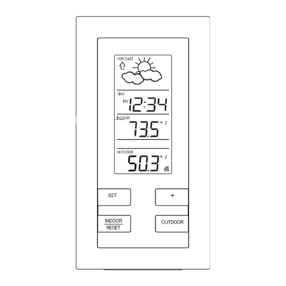 La Crosse Technology Weather Station Instruction Manual