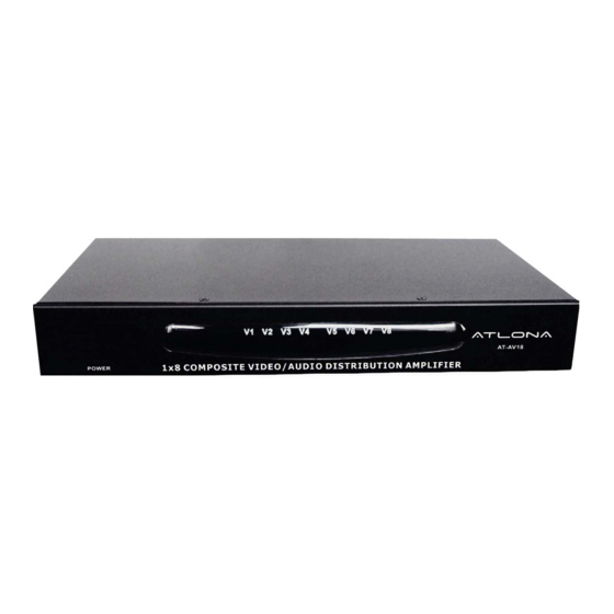 Atlona AT-AV18 User Manual