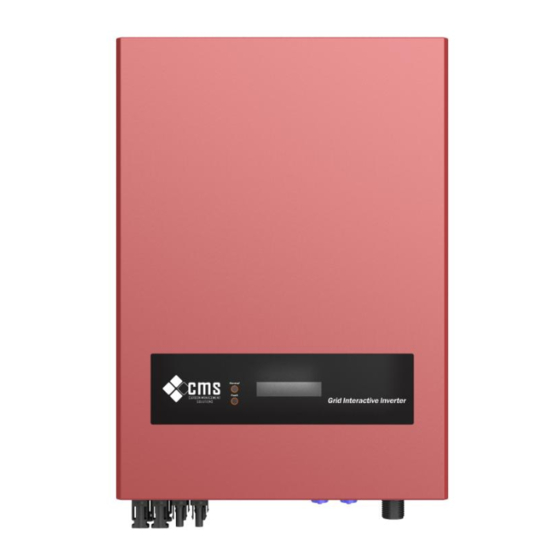 CMS 4000 Solar Inverter Manuals