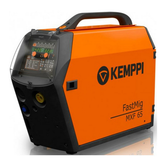Kemppi FastMig MXF65 Operating Manual