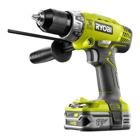 Ryobi R18PD Original Instructions Manual