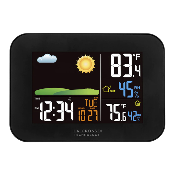 La Crosse Technology 308-1711BL Wireless Weather Station w/ Heat Index &  Dew PT